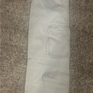 Hollister High-Rise Baggy Pants in khaki